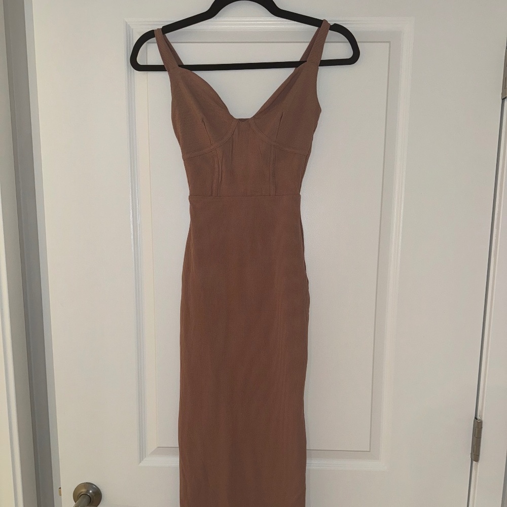 NAKED WARDROBE- tank top, maxi dress SIZE XS